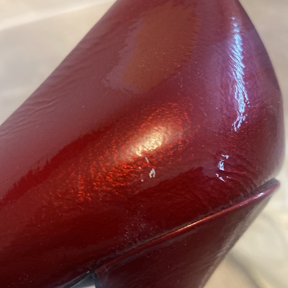 Nine West Red Heels Size 9M - Picture 9 of 9
